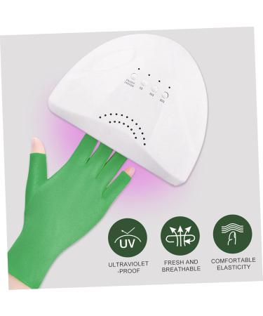 FOYTOKI 1 Pair Nail Gloves Fingerless Mitts Manicure Gloves Sunscreen Gloves Anti-uv Gloves Fingerless Gloves Gloves Manicure Tools UV Shield Gloves Nail Art Tools - Buy Online on SooperMarket.com