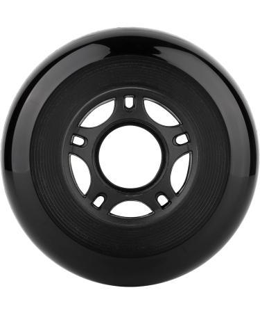 WHEELCOME 8-Pack 85a Inline Skate Wheels - 80mm Replacement Wheels for Roller Hockey Skates and More - Black - Buy Online on SooperMarket.com