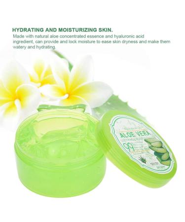 Buy Organic Aloe Vera Gel 300g - Soothing Moisture Cream for Sunburn & Dry Sensitive Skin - Ideal for Face & Body - Buy Online on SooperMarket.com