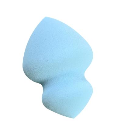 Teksome Makeup Sponges For Blending | Gyro Shape Beauty Sponge Makeup Blender | Professional Streak Application Blender Sponge For Foundation Liquid Cream And Powder Gyro Beauty Egg 28*40*60 Blue