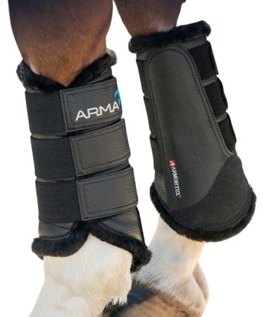 Shires Arma Fur Lined Brushing Boots - Black Full Black - Buy Online on SooperMarket.com