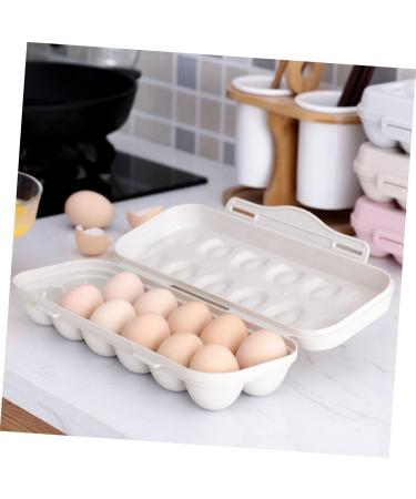 Hemoton Box Outdoor Egg Carton Eggs Vintage Refrigerator Wear-resistant Egg Organizer Household Egg Rack - Buy Online on SooperMarket.com