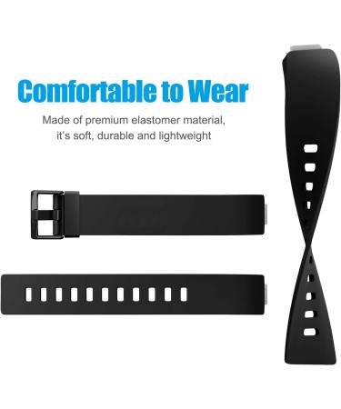 Vancle 3 Pack Silicone Sport Replacement Bracelets for Fitbit Inspire HR Inspire & Inspire 2 - Black Marine Blue Gray - Buy Online on SooperMarket.com