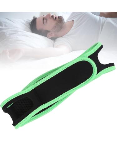 Stop Snoring Chin Strap - Adjustable Elastic Soft Chin Strap for Sleep Aid (Fluorescent Green Edging) - Buy Online on SooperMarket.com