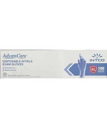 ADVANCARE Disposable Nitrile Medical Gloves - Blue, Small | Chemo Rated Examination Gloves - Buy Online on SooperMarket.com