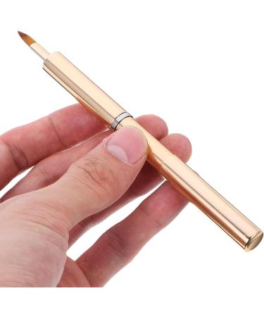 FOMIYES Lip Brush Portable Lipstick Applicator Women Lip Brush Lip Gloss Brush Lip Makeup Tool Golden - Buy Online on SooperMarket.com