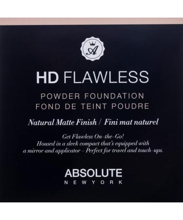Absolute New York HD Flawless Powder Foundation (Pearl) - Smooth, Natural Finish - Buy Online on SooperMarket.com