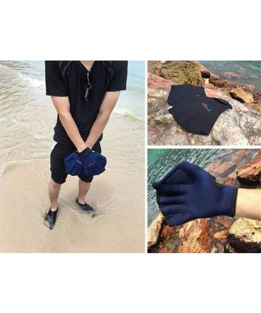 EXCEREY Swimming Webbed Gloves - Aquatic Fitness Paddles for Men and Women - Blue - Buy Online on SooperMarket.com