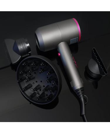 2000W Professional Ionic Hair Dryer with Diffuser - 2 Speeds, 3 Heating Levels - Ideal for Home, Salon, and Travel - Buy Online on SooperMarket.com