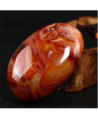 Crystal Rough Gift for Family Natural Banded Agate Stone Madagascar Good Luck Raw Gemstone Body Heathy Specimen Beautiful Collection Gifts Lucky Stone (Color : 1pc Pendant) - Buy Online on SooperMarket.com