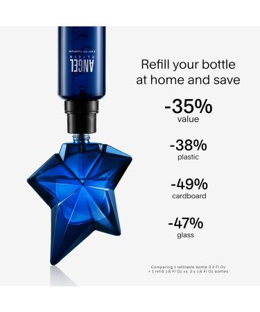 Mugler Angel Elixir - Eau de Parfum - Women's Perfume - Floral & Woody - With Sandalwood Amber and Vanilla - Long Lasting Fragrance 1.7 Fl Oz - Buy Online on SooperMarket.com