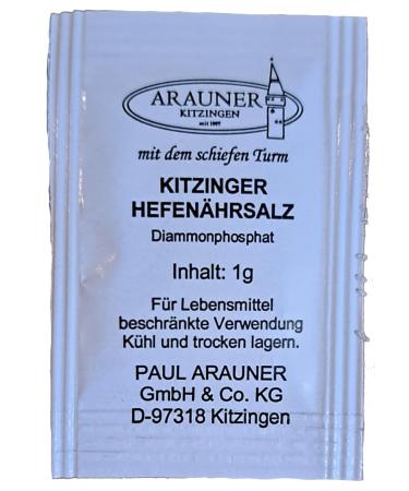 Yeast Nutrient Salt 10x1g | ARAUNER Yeast Nutrient - Diammonium Phosphate for Brewing & Fermentation - Buy Online on SooperMarket.com
