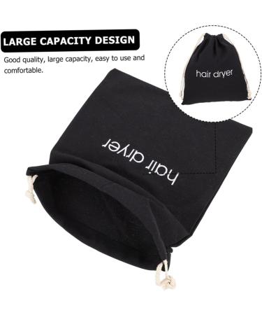 Mikinona 2pcs Hair Dryer Storage Bag Hair Dryer Bags Drawstring Bag Hairdryer Storage Straightener Bag Fabric 33.00X30.00X0.50CM As Shown 1 - Buy Online on SooperMarket.com