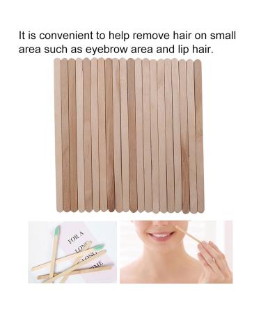 Wooden Wax Applicator Sticks - 100pcs for Home Hair Removal | Best eCommerce Shipping Worldwide - Buy Online on SooperMarket.com