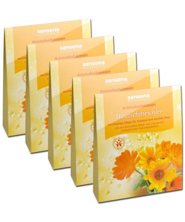 Natural cosmetics aroma bath pillow value pack "Skin flatterer" 5x 60 g