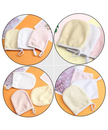POPETPOP 30 Pcs Makeup Remover Gloves & Microfiber Bathing Wipes - Reusable & Disposable Makeup Removal Pads for Effortless Cleansing - Buy Online on SooperMarket.com