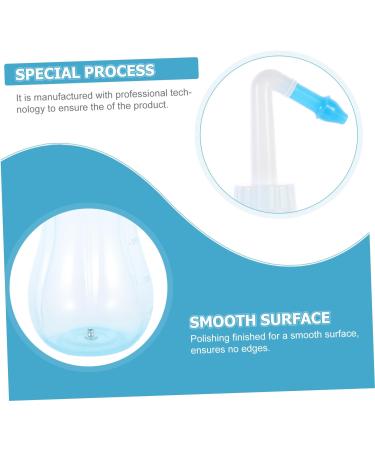 Nasal Cleaner for Adults - Portable Tea Kettle Plastic Cleaner Set for Sinus Rinse & Nose Flusher - Buy Online on SooperMarket.com