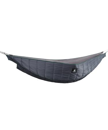 OneTigris Shield Cradle Pro Double Hammock Underquilt for Winter Hammock Camping, Large Wide Under Blanket for Adults & Kids Camping, Hiking, Backpacking, Travel, Backyard, Beach, Indoor, Outdoor Shadow Gray