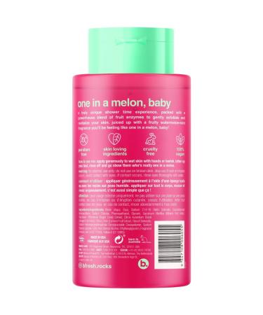Buy b.fresh Exfoliating Body Wash - You re One In A Melon Shower Gel for Men & Women | Revitalizing 16 Fl Oz with Fruit Enzymes | International Shipping - Buy Online on SooperMarket.com