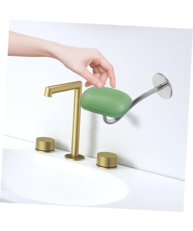Amosfun 2pcs Stainless Steel Soap Holder Shampoo Bar Kitchen Shower Soap Holder Sponge Holder Bathroom Bar Soap Holder Bathroom Shower Soap Holder Wall Bar Soap Holder Soap Dish Magnetic - Buy Online on SooperMarket.com