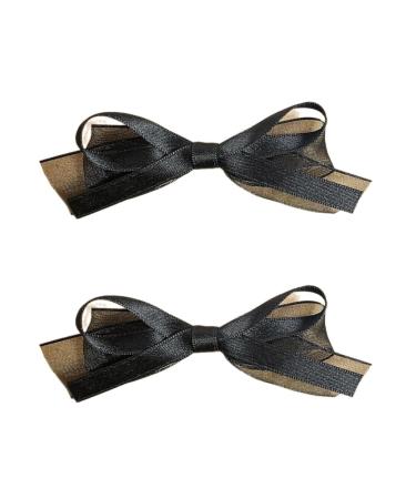 JSGHGDF Ribbon Elegant 2000s Style Side Clip Hair Clip Elaborate Style Large knot Balletcore