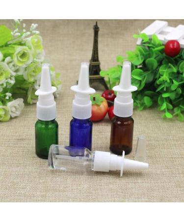6-Pack 10ml Empty Refill Glass Travel Bottles - Fine Mist Nose Spray for Cosmetics & Perfume - Brown Storage Containers for Medical Use - Buy Online on SooperMarket.com