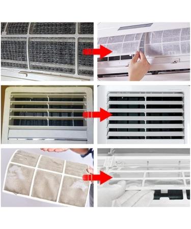 Household Air Conditioner Cleaner Air Conditioning Filter Cleaning 60ml Air Conditioner Foam Coil Cleaner Multipurpose Cleaner Stain Remover for Home Quickly with No Rinse (2Pcs) - Buy Online on SooperMarket.com