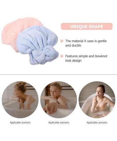 MAGICLULU 6 Pcs Coral Fleece Dry Hair Hat Hats for Women Scrunchies for Girls Quick Dry Hair Pumpkin Accessories Washing Caps Coral Fleece Hair Dry Hat Miss Elasticity Hair Ring - Buy Online on SooperMarket.com