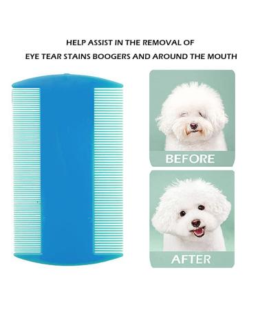 SKYPIA Pet Lice Comb Set for Dog Cat - Flea Tick Dandruff Remover & Grooming Supplies (4 Pack) - Buy Online on SooperMarket.com