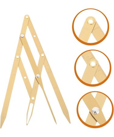 KALLORY 3 Pcs Second Generation Scale Metal Dies Printable Eyebrow Stencils Eyebrow Drawing Tool Make up 25x5x0.6cmx3pcs Goldenx3pcs - Buy Online on SooperMarket.com