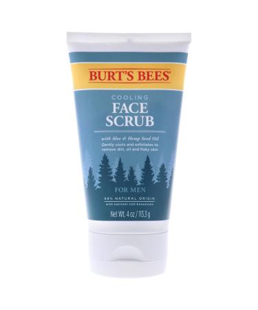 Burts Bees Cooling Face Scrub Men 4 oz