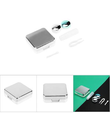 Akozone Contact Lens Container - Cute Travel Set with Mirror | Eye Care Storage Solution - Buy Online on SooperMarket.com