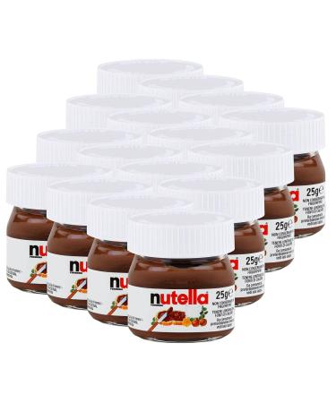 Ferrero Nutella Small Mini Design Glass Set of 16 25 g Bread Spread Nutsnugat Cream Chocolate Spread