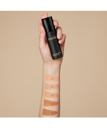 Babor Collagen Deluxe Foundation - Anti-Aging Makeup for Dry & Mature Skin | Long-Lasting Coverage | 30 ml - 05 Sunny - Buy Online on SooperMarket.com