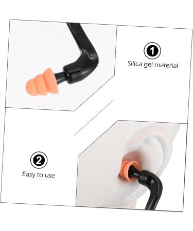16 pcs Reusable Black Silicone Band Earplugs for Shooting, Hunting, and Swimming - High-Quality Noise Reduction and Hearing Protection - Buy Online on SooperMarket.com