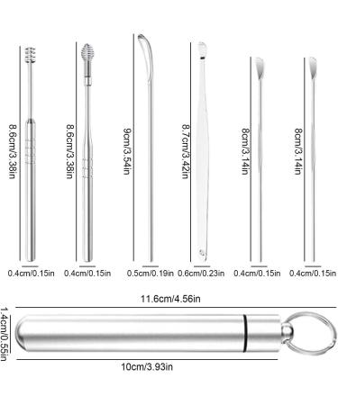 Ear Pick Tool Set | Ear Wax Remover & Cleansing Kit with Cleaning Brush - Buy Online on SooperMarket.com