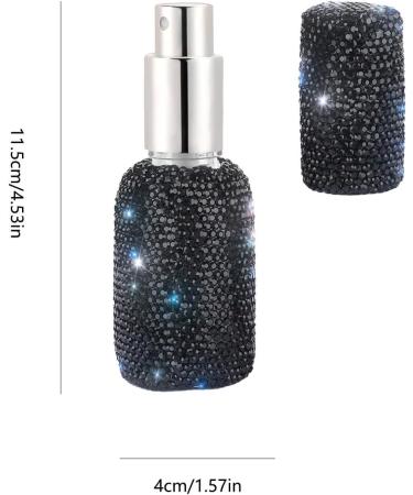 Toseky Perfume Bottle Spray - 30ml Atomizer Perfume Spray Bottle - Travel Reusable Bottle Container Empty Perfume Spray Bottle For Travel Black - Buy Online on SooperMarket.com