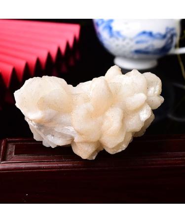 for Natural Raw Crystals Rough Zeolite Crystal Cluster and Apophyllite Intergrowth Quartz Stone for Home Decoration FUZEGRDLI Light Grey - Buy Online on SooperMarket.com