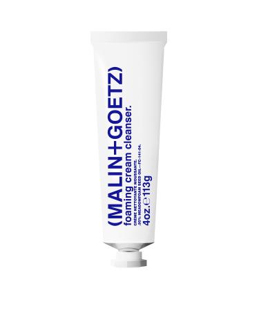 Malin + Goetz Foaming Cream Cleanser 4 oz. Men & Women Gentle Face Cleanser Sooth & Moisturize the Skin Suitable for All Skin Types Vegan & Cruelty Free