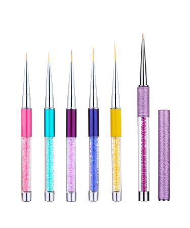 Nail brush set 5-part 5pcs uv gel brush set acrylic nail art pen nail brush acrylic art painting gel brush for diy nail art uv gel drawing design design