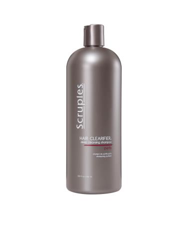 Scruples Hair Clearifier Shampoo - Professional Grade Deep Cleansing Shampoo - Clarifying Agents Remove Metals Minerals and Chlorine - Detox and Vitality Boosting for All Hair Types (33.8 oz) 33.8 Fl Oz (Pack of 1)