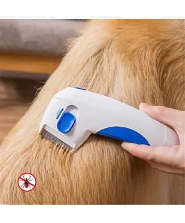 Enjoyfeel Pet Flea Comb Electric Brush Comb Head Lice Removal Pet Cleaning Capture Fleas Tool for Dogs Cats