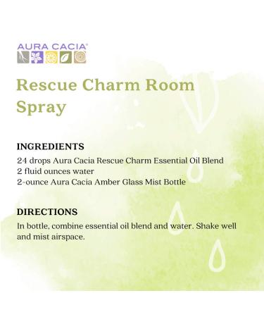 Aura Cacia Rescue Charm Essential Oil 15ml - GCMS Tested for Purity - Buy Online on SooperMarket.com