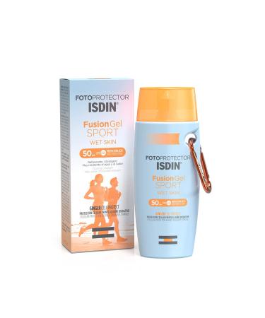 ISDIN Fusion Gel SPORT SPF 50+ 100ml | Body sun gel cream designed for sports use | Ultra-light and cooling 100 ml