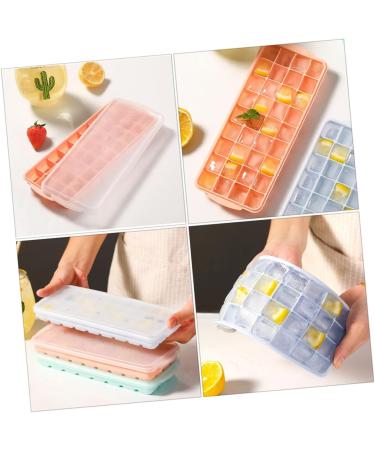 Cabilock 3pcs Silicone Ice Tray Mold Silicone Ice Trays Silicone Ice Maker Ice Cubes Ice Mold 25X10X2.5CM Assorted Color - Buy Online on SooperMarket.com
