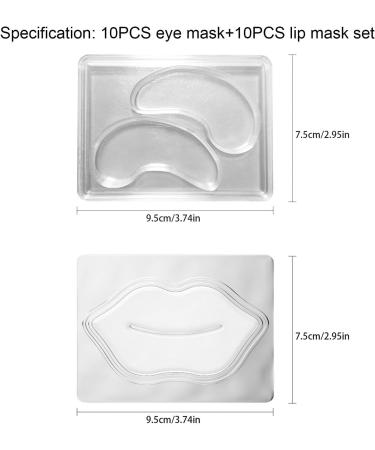 Teksome Under Eye Patches Mold Eye Patch Making Plate Set - Reusable Lip Patches Mold Eye Patch Making Mold For Home Use - Buy Online on SooperMarket.com