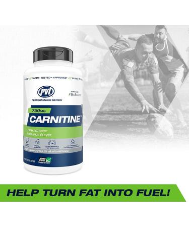 PVL Carnitine 750 L-Carnitine Amino Acid Weight-Loss and Stimulant-Free Fat Burner Workout Supplement Metabolism Booster Enhance Energy 750 mg 90 Vege Caps - Buy Online on SooperMarket.com