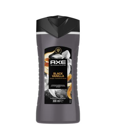 AXE FINE fragrance collection premium shower gel Black vanilla for 12 hours of long -lasting freshness gives a spectacular fragrance in the shower 300 ml vanilla 300 ml (1 Pack)