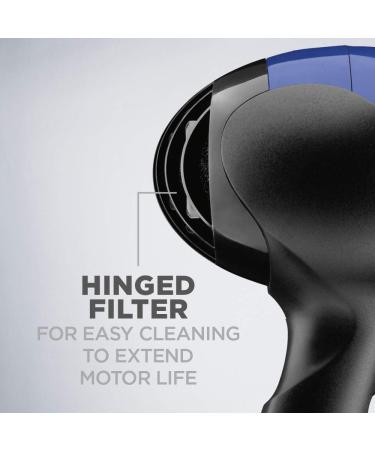 Conair 1875 Watt Turbo Hair Dryer in Blue/Black - Fast Drying Power for Salon-Quality Results - Buy Online on SooperMarket.com