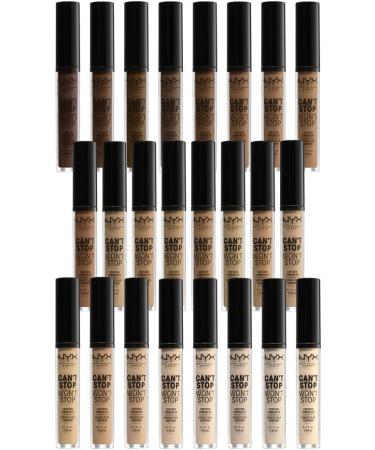NYX Can't Stop Won't Stop Full Coverage Concealer in Cappuccino 0.025 - Long Lasting Formula - Buy Online on SooperMarket.com
